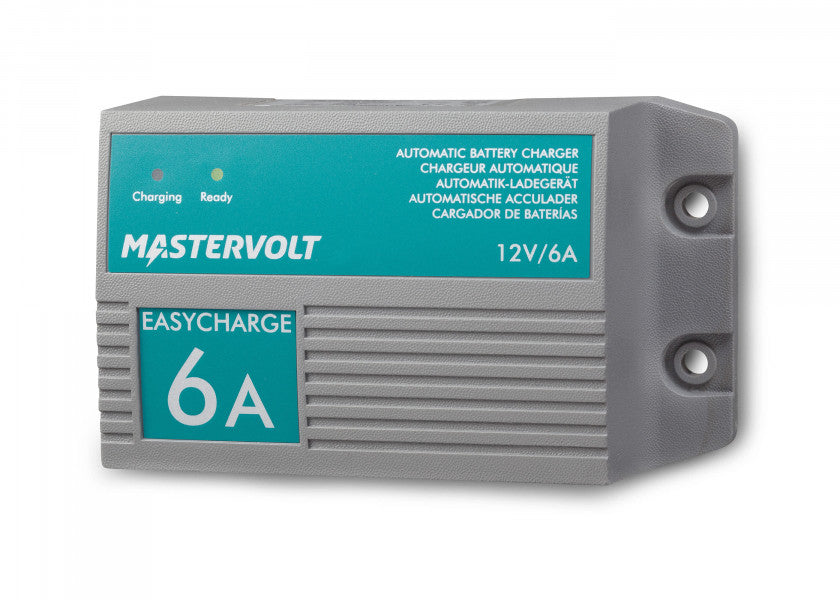 Batterilader EasyCharge 12 V 6 A for 12-120 Ah Mastervolt bakside