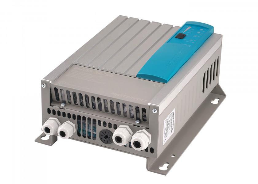Detalj av Batterilader MASS 24V 50A med 2 ladeutganger