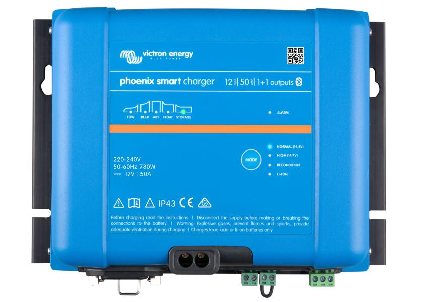 Batterilader Phoenix Smart IP43 24V 25A 1+1 utganger - Victron nærbilde