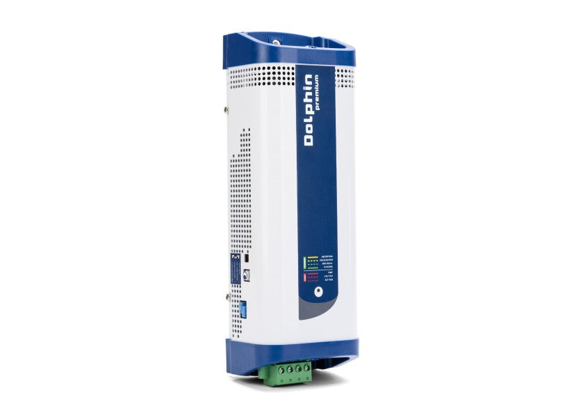 Batterilader PREMIUM 12V 40A 3 utganger - Dolphin forfra