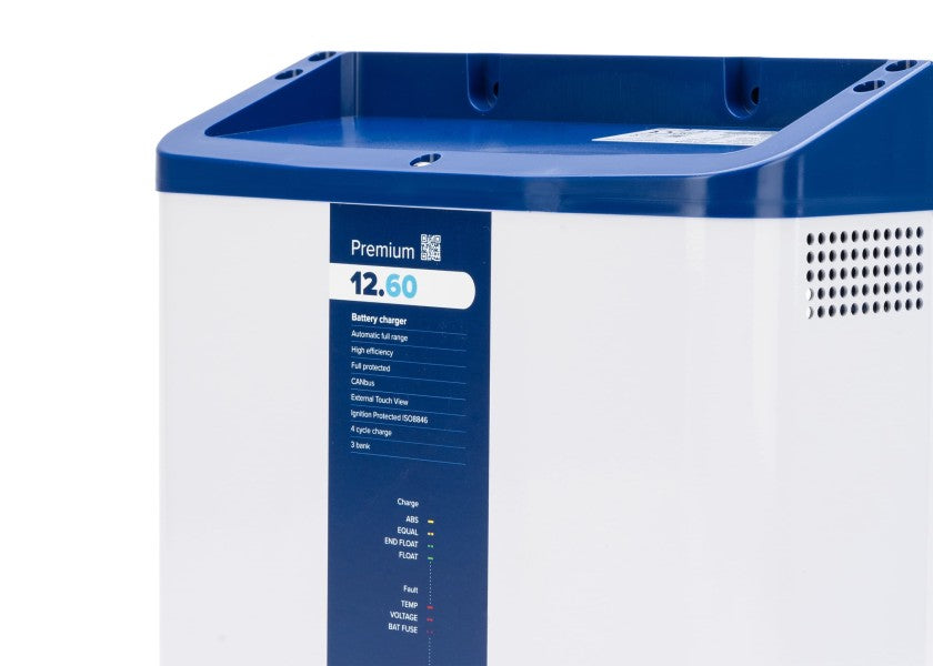 Batterilader PREMIUM 12V 60A 3 utganger CAN bus - Dolphin detalj