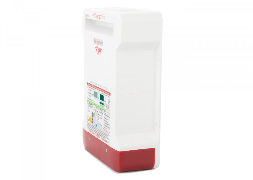 Batterilader Pro Charge Ultra 12V 30A 3 utganger - nærbilde av display