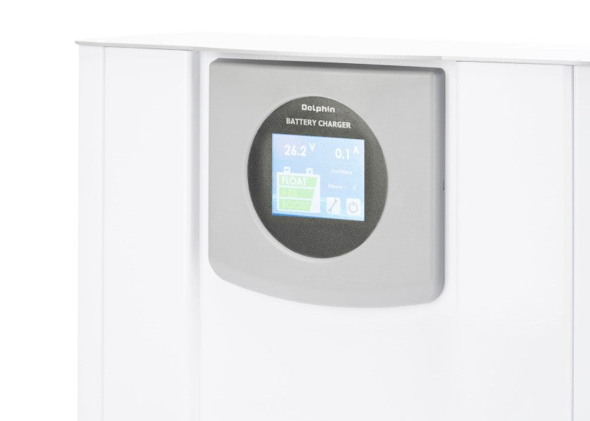Detalj av Batterilader Pro HD+ 24V 60A 3 utganger DNV-GL
