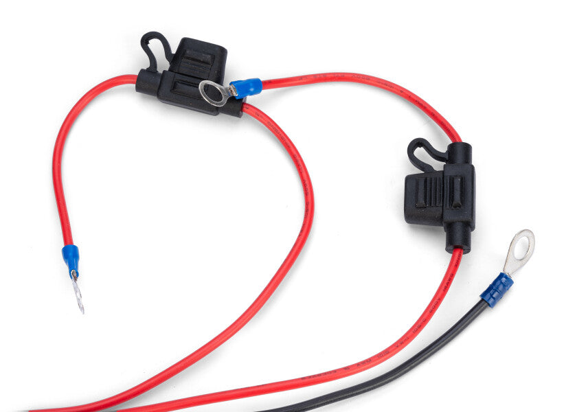 Sidevisning av Batterilader PROLITE 12V 15A 2 utganger IP65 Bluetooth Dolphin