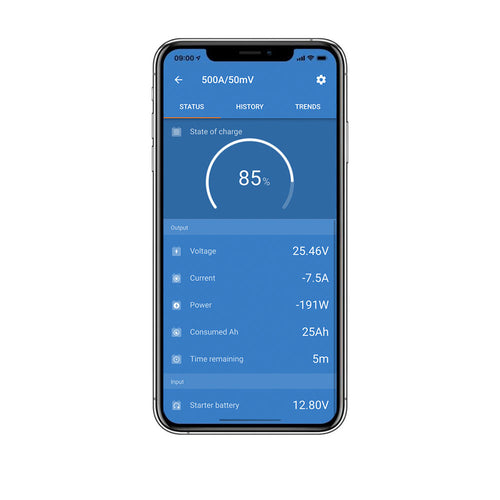 Batterimonitor BMV-712 Smart med Bluetooth bakside