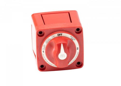 Batterivelger 3 posisjoner 300 A 12 V - Blue Sea forfra