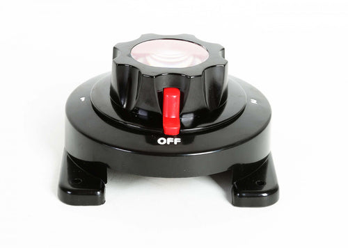 Batterivender 4 posisjoner 175 A 12/24 V bakside