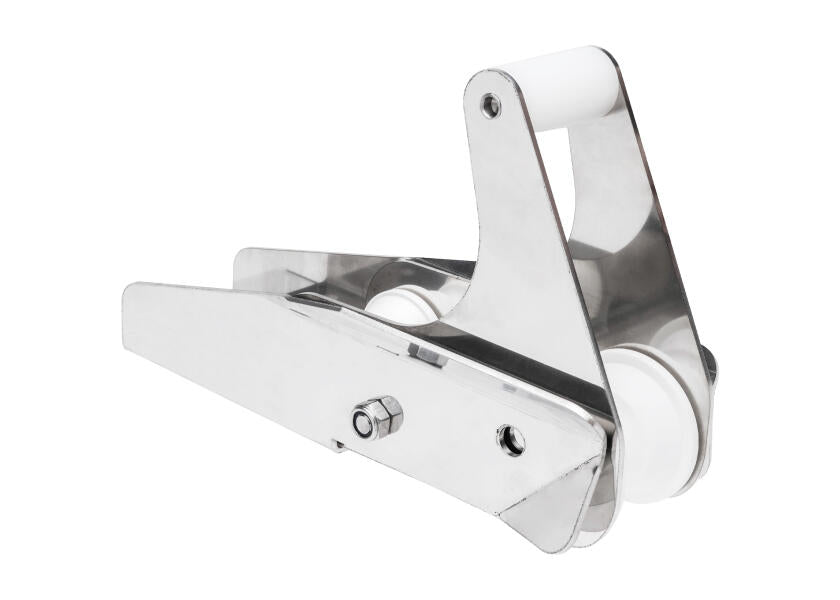 Baugrulle med vippe PALERMO rustfritt stål AISI 304 front