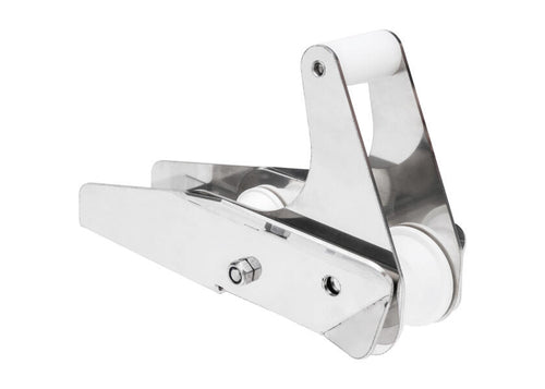 Baugrulle med vippe PALERMO rustfritt stål AISI 304 front