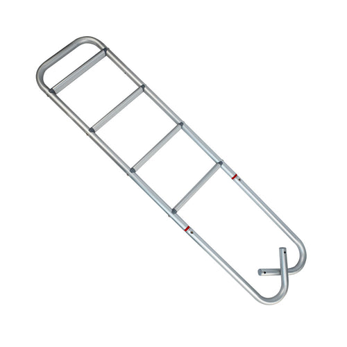 Baustige aluminium 3 trinn 85 cm bredde 29 cm - TREM bakside