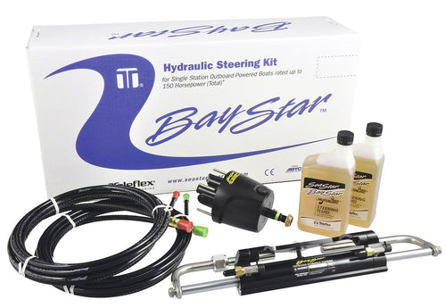 BayStar hydraulisk styresystem for utenbordsmotorer 40-150 hk - Teleflex forfra