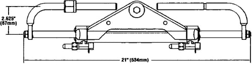BayStar reservesylinder for hydraulisk styresystem - Teleflex detalj