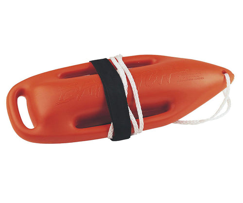 Baywatch redningsbøye oransje 68 cm med line og belte - BRAVO forfra