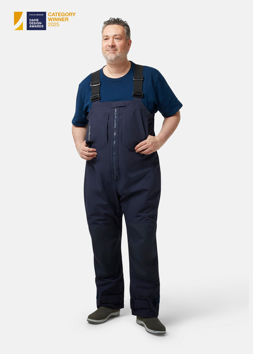 Bergen II offshore seilerbukse navy ekstra vid unisex forfra