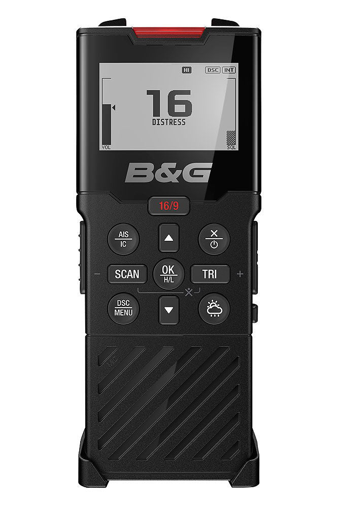 B&G H60 trådløst håndsett for V60 og RS40 VHF forfra