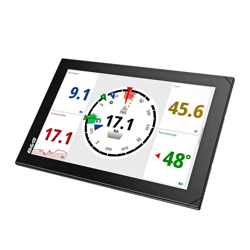 Montert B&G Nemesis display 9 tommer HD touchscreen i cockpit