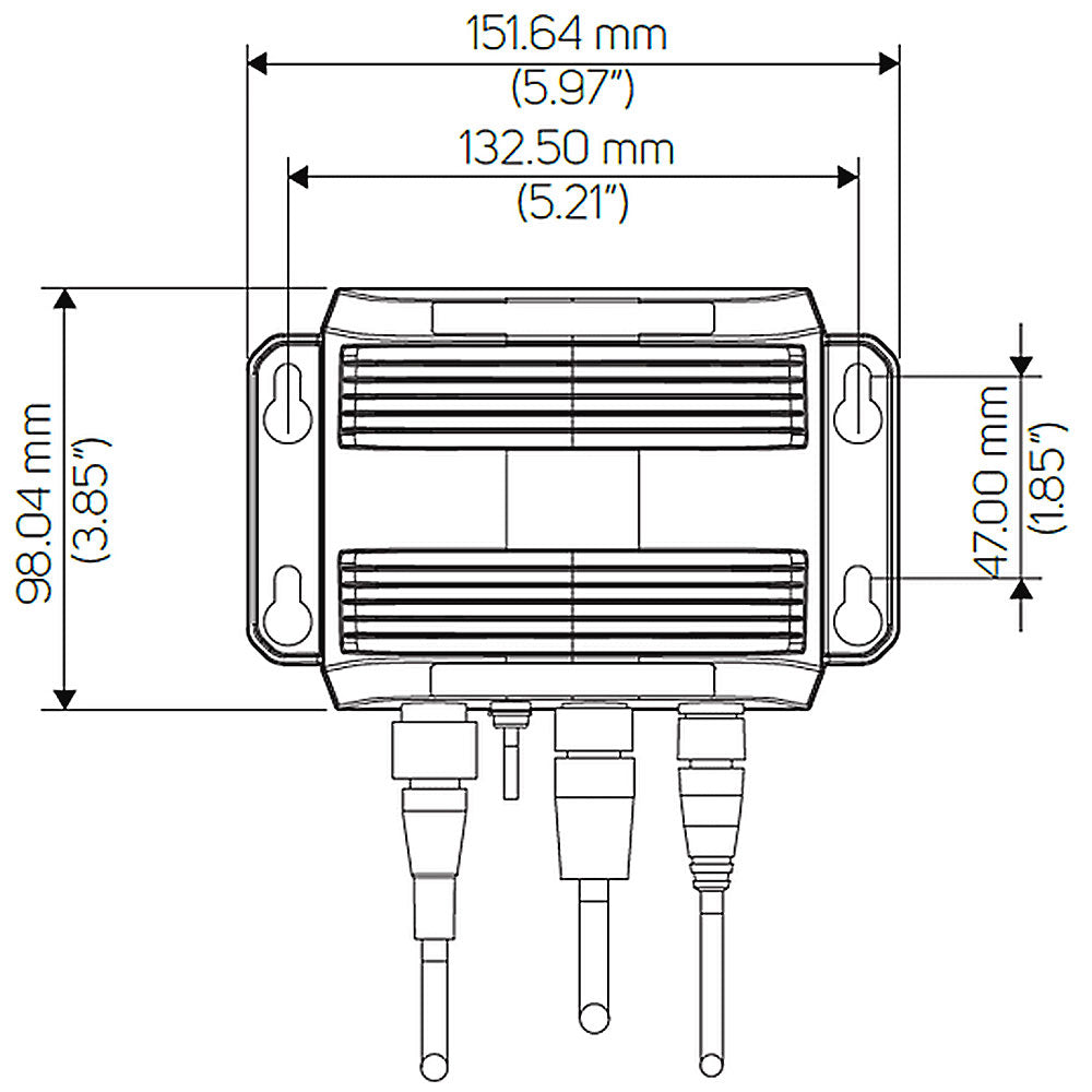 B&G Triton Edge sailing processor montert