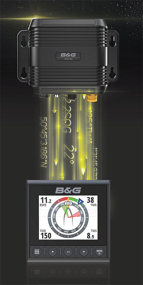 B&G Triton Edge sailing processor tilkoblinger