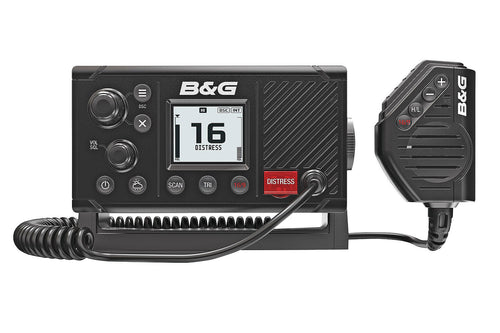 B&G V20S stasjonær VHF med GPS DSC klasse D 25 W for båt
