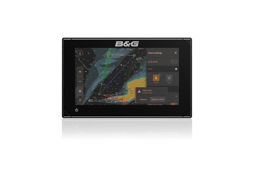 B&G Zeus S 7 kartplotter 7" med segelmodus bakside