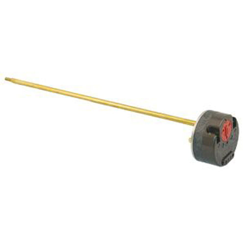 Bi-termostat 15A 270 mm for varmtvannsbereder fra Quick, forfra