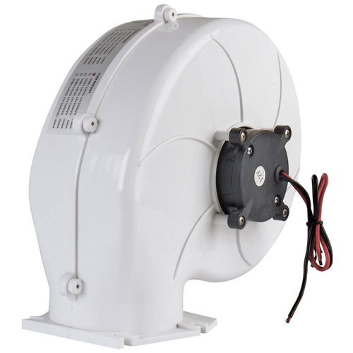 Bilgevifte serie 03 12V 320 CFM flensmontering forside