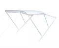 Bimini solseil 3 bøyler aluminium 225x180 cm forfra