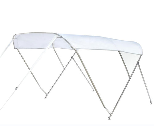Bimini solseil 3 bøyler rustfritt stål 170x180 cm - Compass forfra