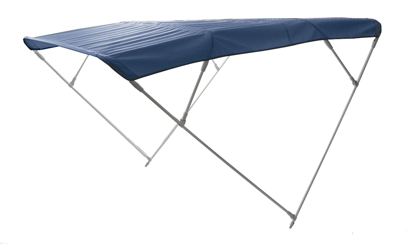 Bimini solseil 4 bøyler aluminium 175x255 cm hvit Compass forfra
