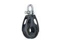 Black Magic Hi-load enkelblokk med svivel 12 mm - HARKEN forfra