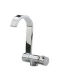 Blandebatteri forkrommet 3/8" tilkobling varmt og kaldt vann - Allpa, forfra
