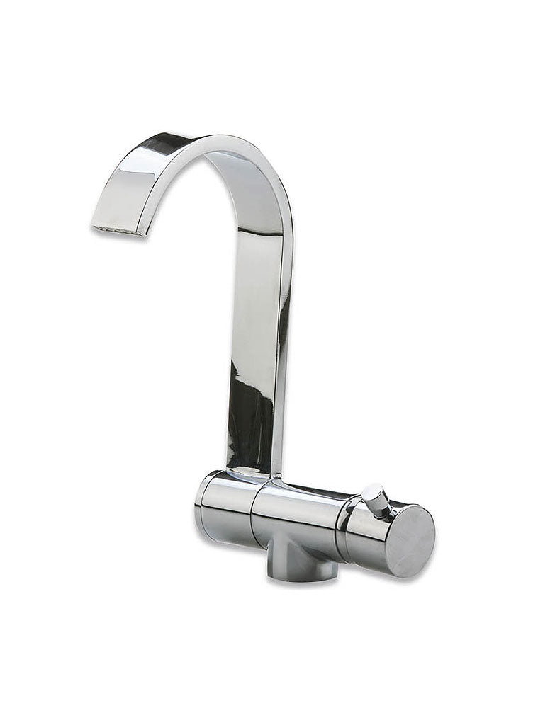 Blandebatteri forkrommet 3/8" tilkobling varmt og kaldt vann - Allpa, forfra