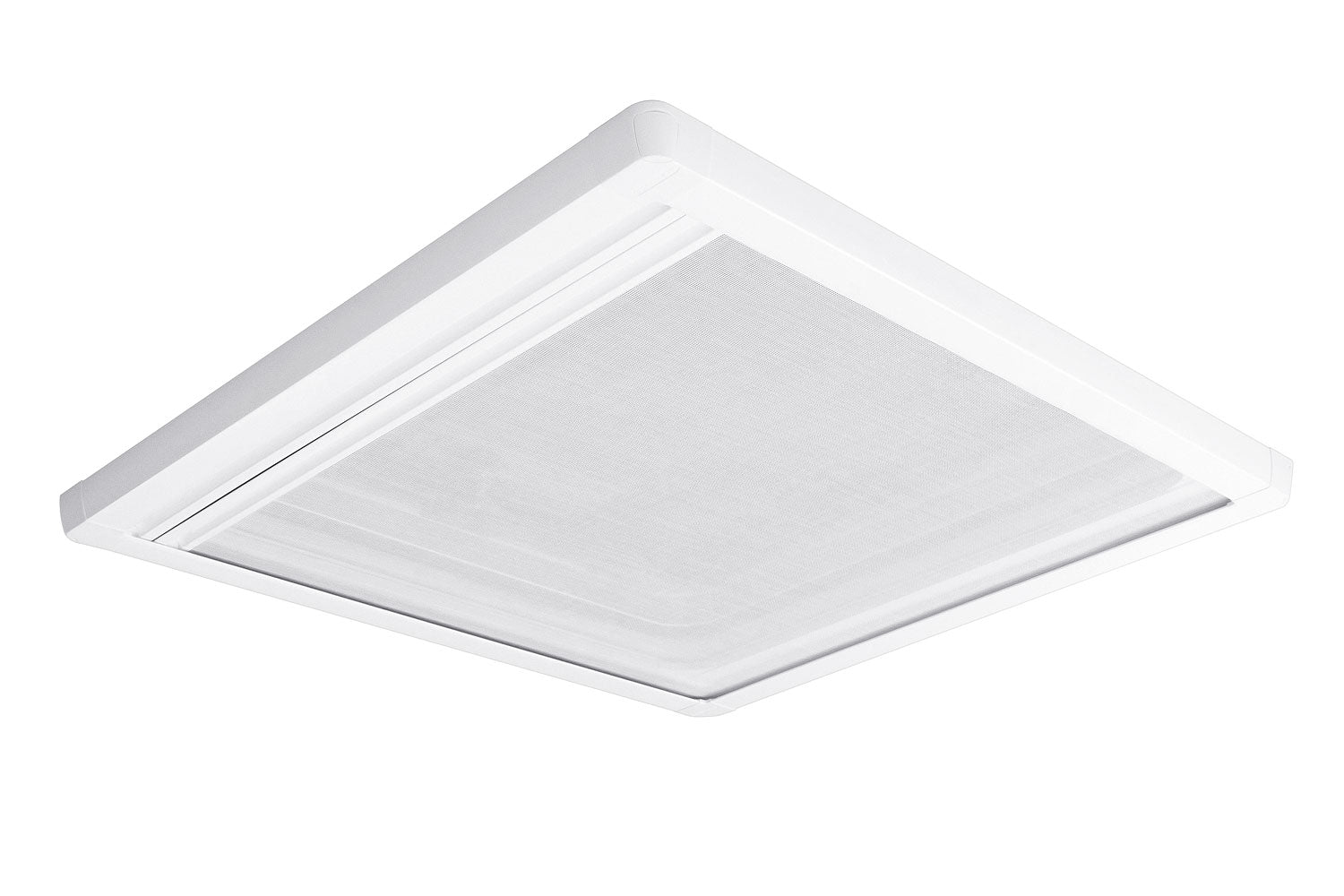 Blendingsrullegardin med insektnett 457x327 mm for Lewmar 30 - Oceanair forfra