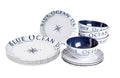 Blue Ocean Midday servicesett 12 deler melamin forfra