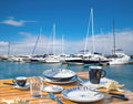 Blue Ocean servicesett 37 deler melamin med antisklisystem forfra