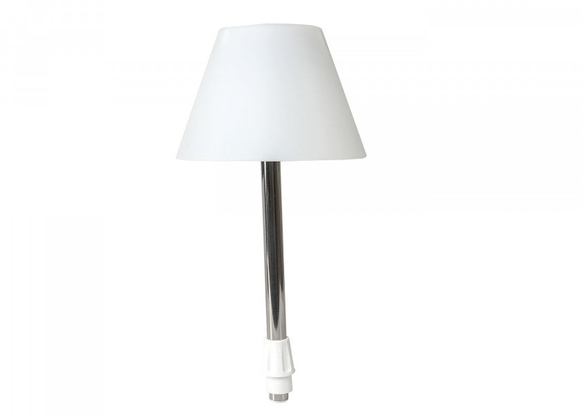 Bordlampe med uttrekkbar stang rustfritt stål 12V - Bavaria forfra