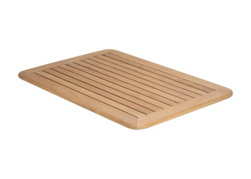 Bordplate teak massiv 55 x 80 cm for kahytt og cockpit - ARC forfra