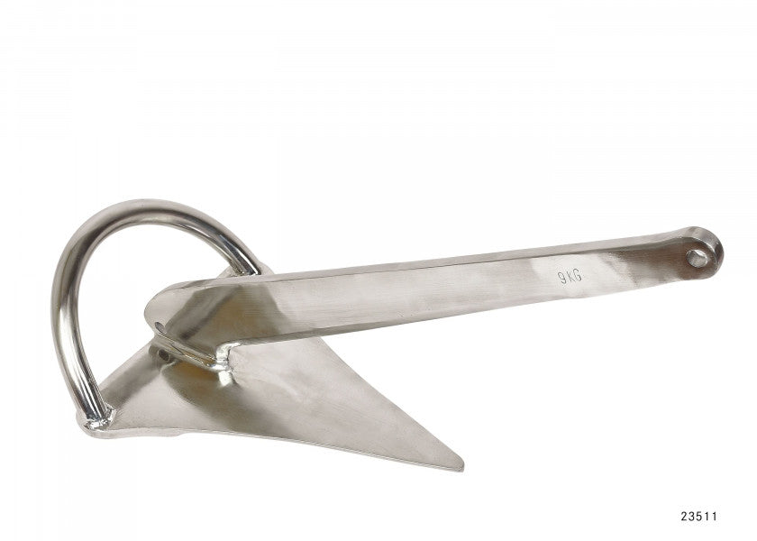 Bøyleanker rustfritt stål AISI 316 for båt opptil 6 m forfra