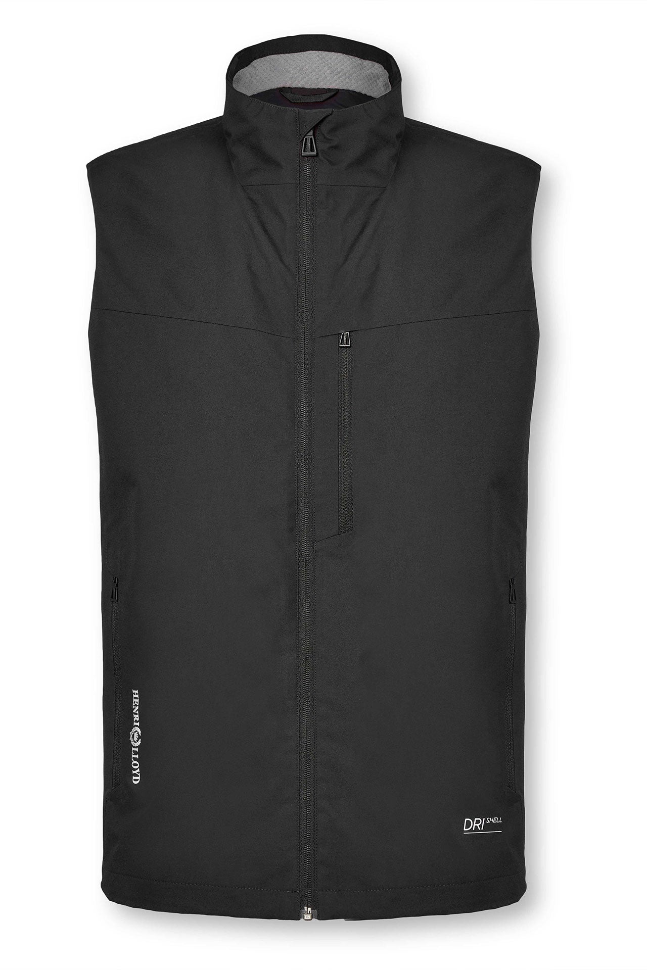 Breeze vest lettvekts vanntett DRI SHELL forfra Henri Lloyd