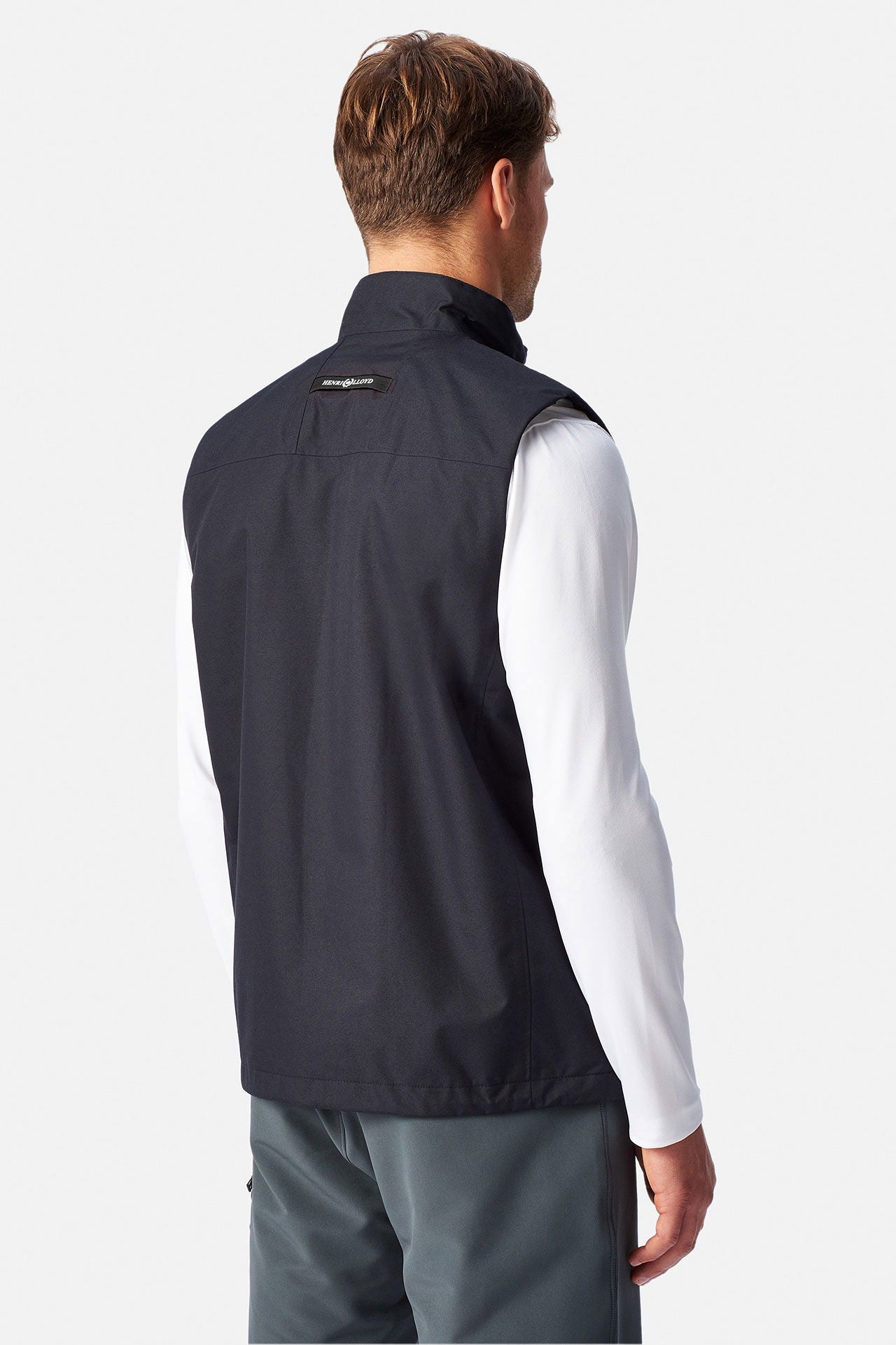 Breeze vest lettvekts vanntett DRI SHELL detalj Henri Lloyd