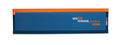 Bryggefender 110 x 20 x 8 cm polyester med polyetylen kjerne fra forfra