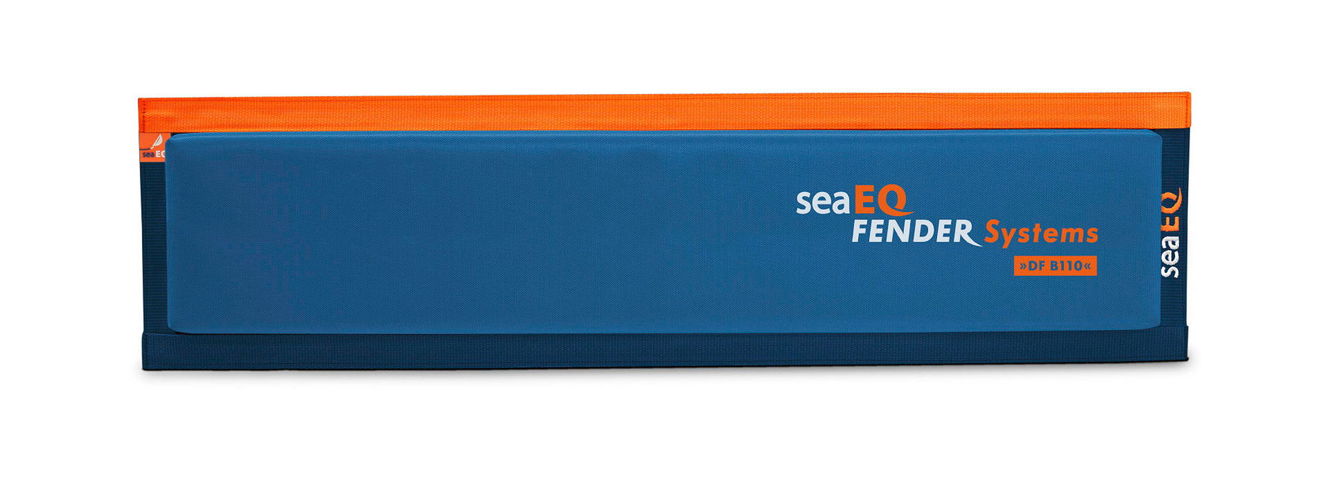 Bryggefender 110 x 20 x 8 cm polyester med polyetylen kjerne fra forfra