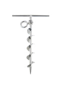 Bunnforankring rustfritt stål AISI 304 360 mm 12 mm forfra
