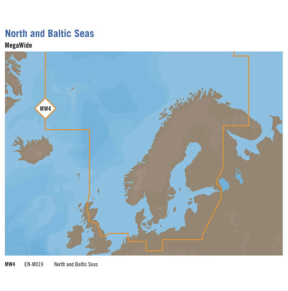 C-MAP MAX Mega Wide C-Card EN-M019 Nord- og Østersjøen for navigasjon