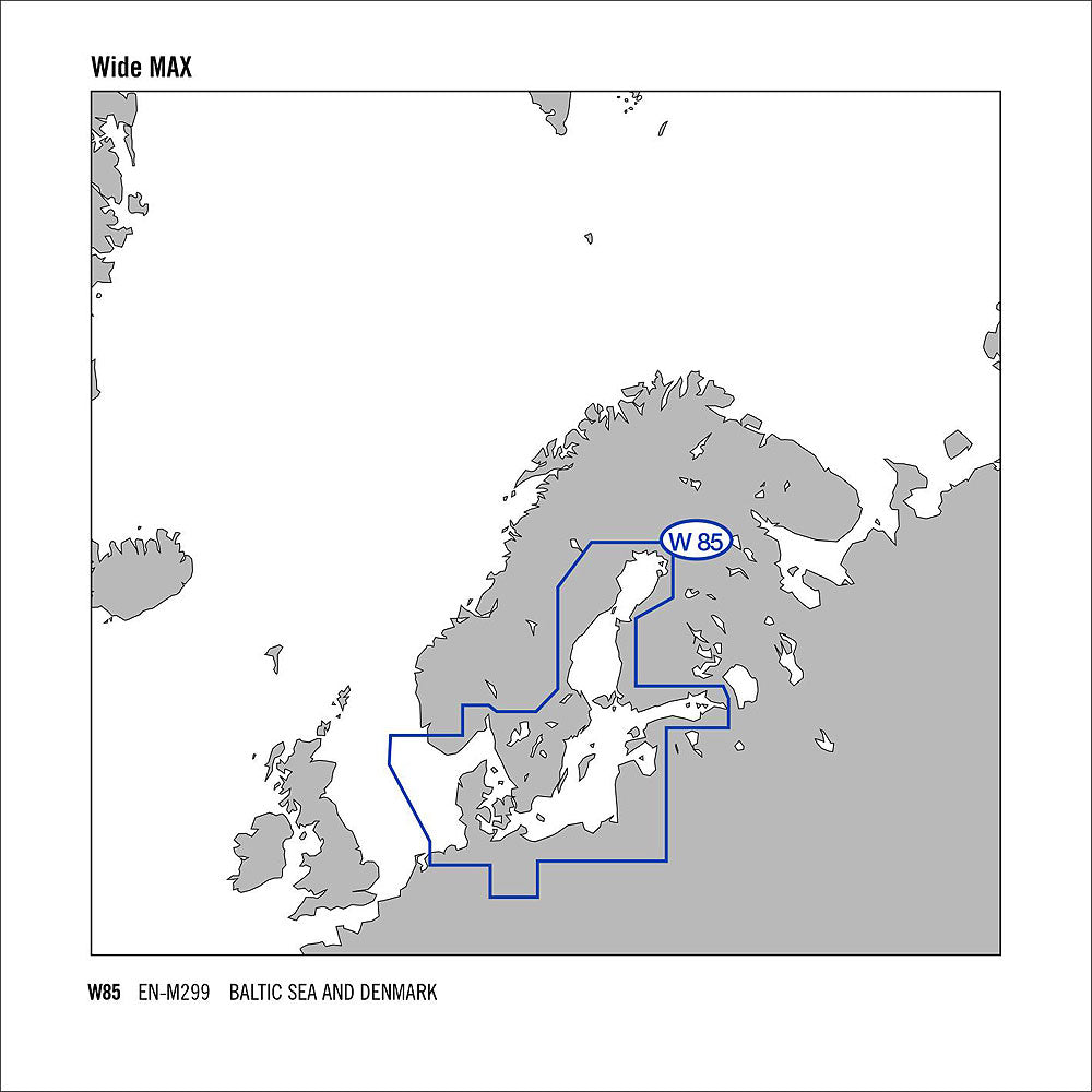 C-MAP MAX Wide Østersjøen og Danmark EN-M299 SD-kort for presis navigasjon