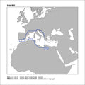 C-MAP MAX Wide sørvesteuropeisk kyst SD-kort for kartplotterbruk