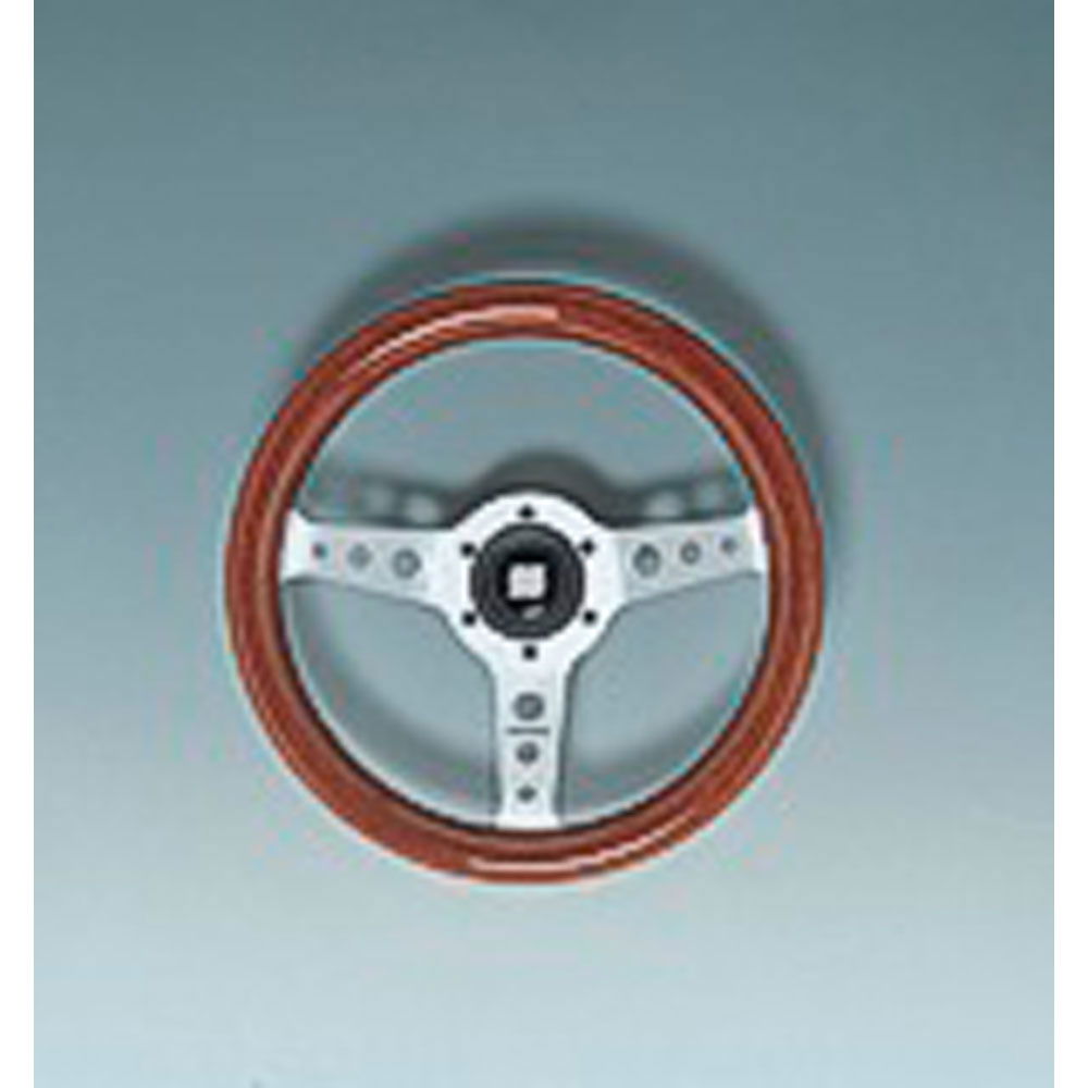 Capri ratt mahogni 320 mm 3 eiker aluminium forfra