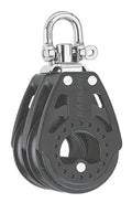 Carbo AirBlocks dobbelblokk med svivel 29 mm skive 8 mm line forfra