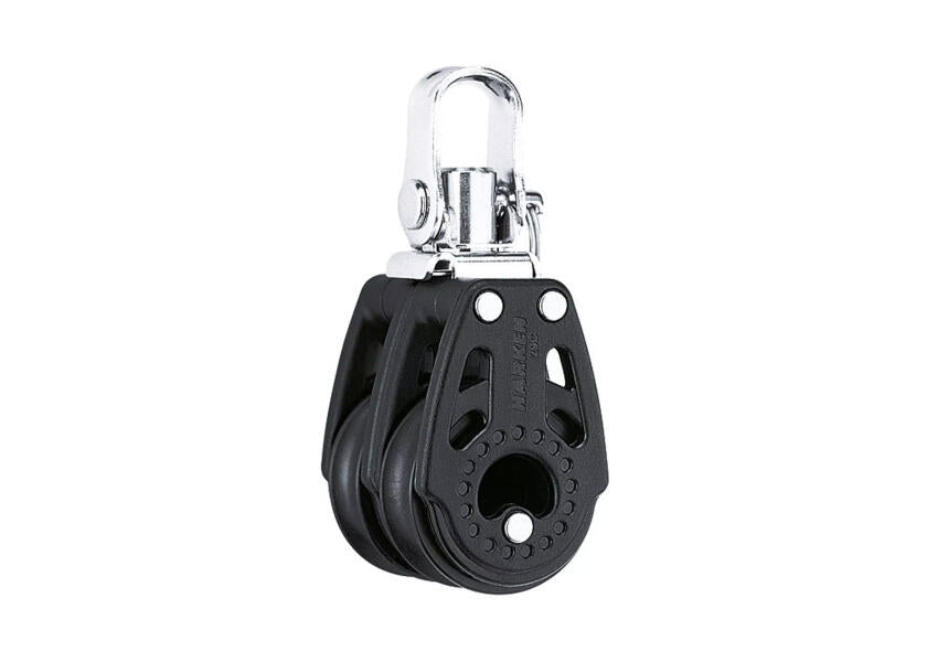 CARBO dobbelblokk med svivel 8 mm kulelager - Harken forfra