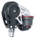 Carbo Ratchamatic blokk med klemme 75 mm 340 kg bruddlast - Harken forfra